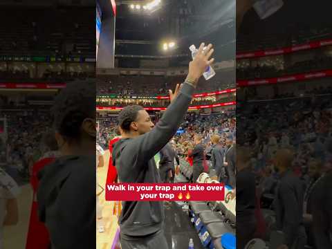 Shoutout to all the Hawks fans in the building tonight!! #hawks #nba #hawkswin