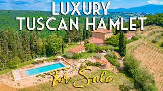 RESTORED HAMLET WITH MANORIAL VILLA AND POOL FOR SALE IN ANGHIARI, TUSCANY | ROMOLINI