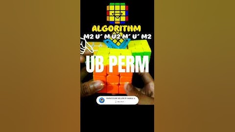The Most Useful Cube Algorithm (UB Perm)#shorts #puzzle #cube #ubperm #cube