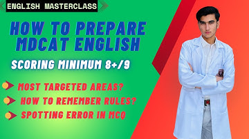 How to prepare English for Mdcat|Tricks to memorize English rules|English masterclass@drqasimkhan.i