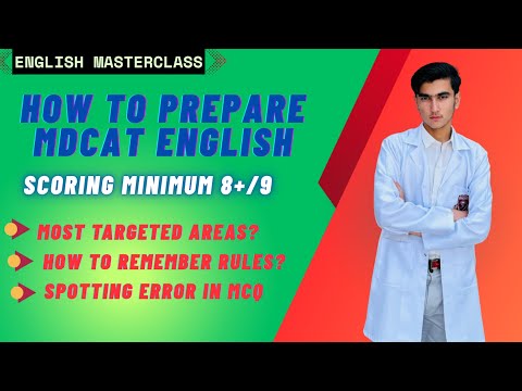 How to prepare English for Mdcat|Tricks to memorize English rules|English masterclass@drqasimkhan.i