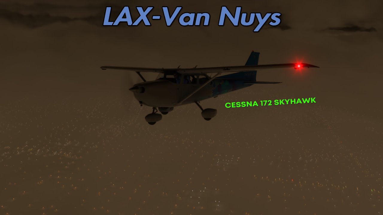 Microsoft Flight Simulator 2024 - Flying From LAX To Van Nuys Airport PS5