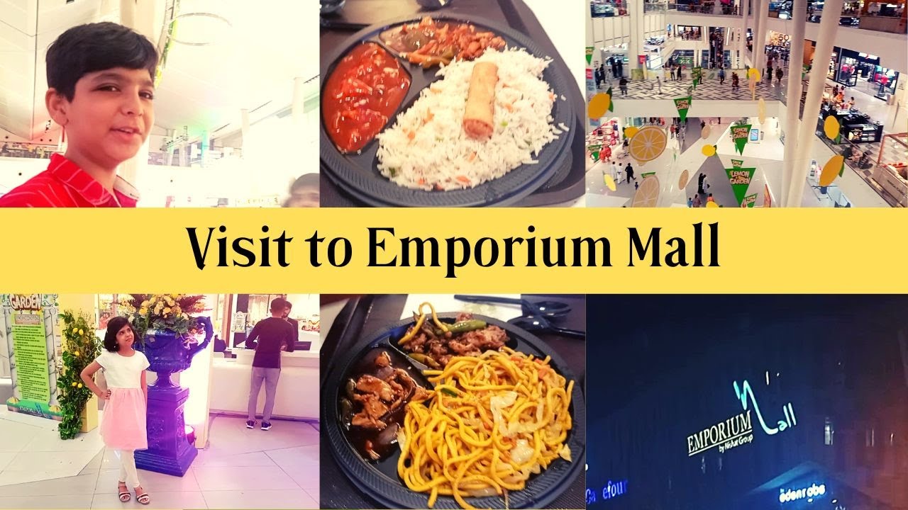 Visit to Emporium Mall Lahore Fun Day At Shopping Mall by Nishat