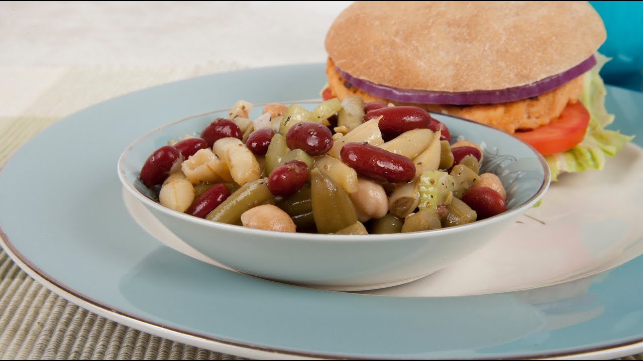 Homemade Four Bean Salad (Med Diet Episode 43) YouTube