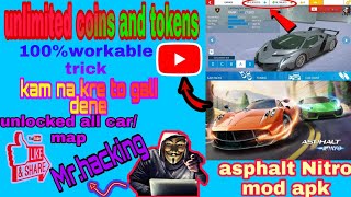 How to get unlimited money and tokens in asphalt Nitro in android mobile phone par screenshot 5