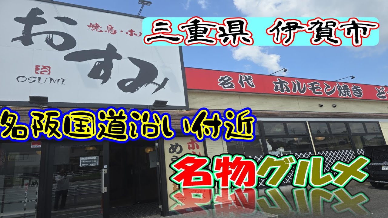 焼鳥 ホルモン おすみ 三重県伊賀市上之庄 ホルモン定食 焼鳥定食食べてきた。撮影＆編集が下手です。箸使いは猿以下です。