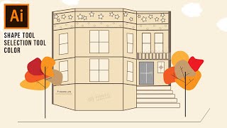 P.1 - Rectangle Tool, Selecition Tool, Line Tool, Direct Selecition Tool in Illustrator | AI CC 2019
