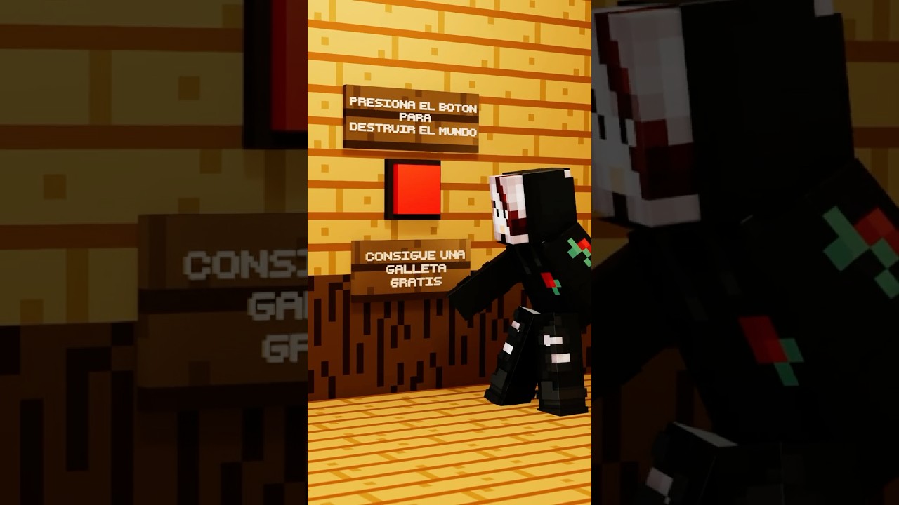 Pulsa el BOTÓN en Minecraft!