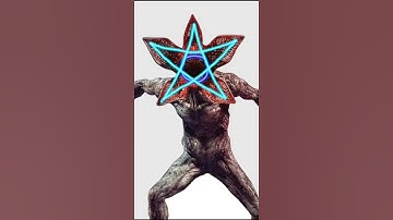 How to draw Demogorgan from stranger things ✨#ytshorts #tutorial