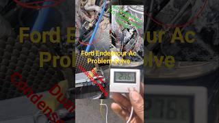 #ford  Endeavour Ac Not Working Problem Solve Ac Compressor Sanden 510 And Dual Condenser Fitting