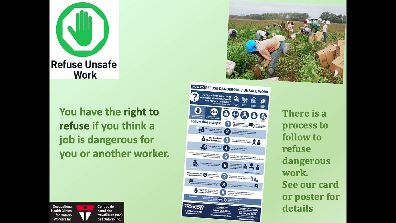 Health And Safety Posters Ontario