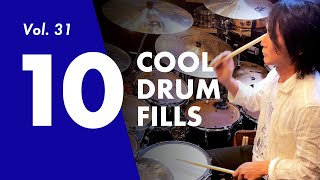 10 Cool Drum Fills Vol.31 | Easy to practice | Drum Lesson
