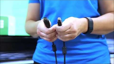 Interactive Flat panel - Connect a laptop to Interactive flat panel