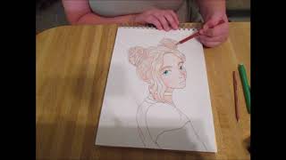 Upside down drawing challenge