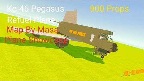 Kc-46 Pegasus Refuel Plane ( Simple Sandbox 2 )  { Build Showcase }  [ 120 Subscribers Special ]