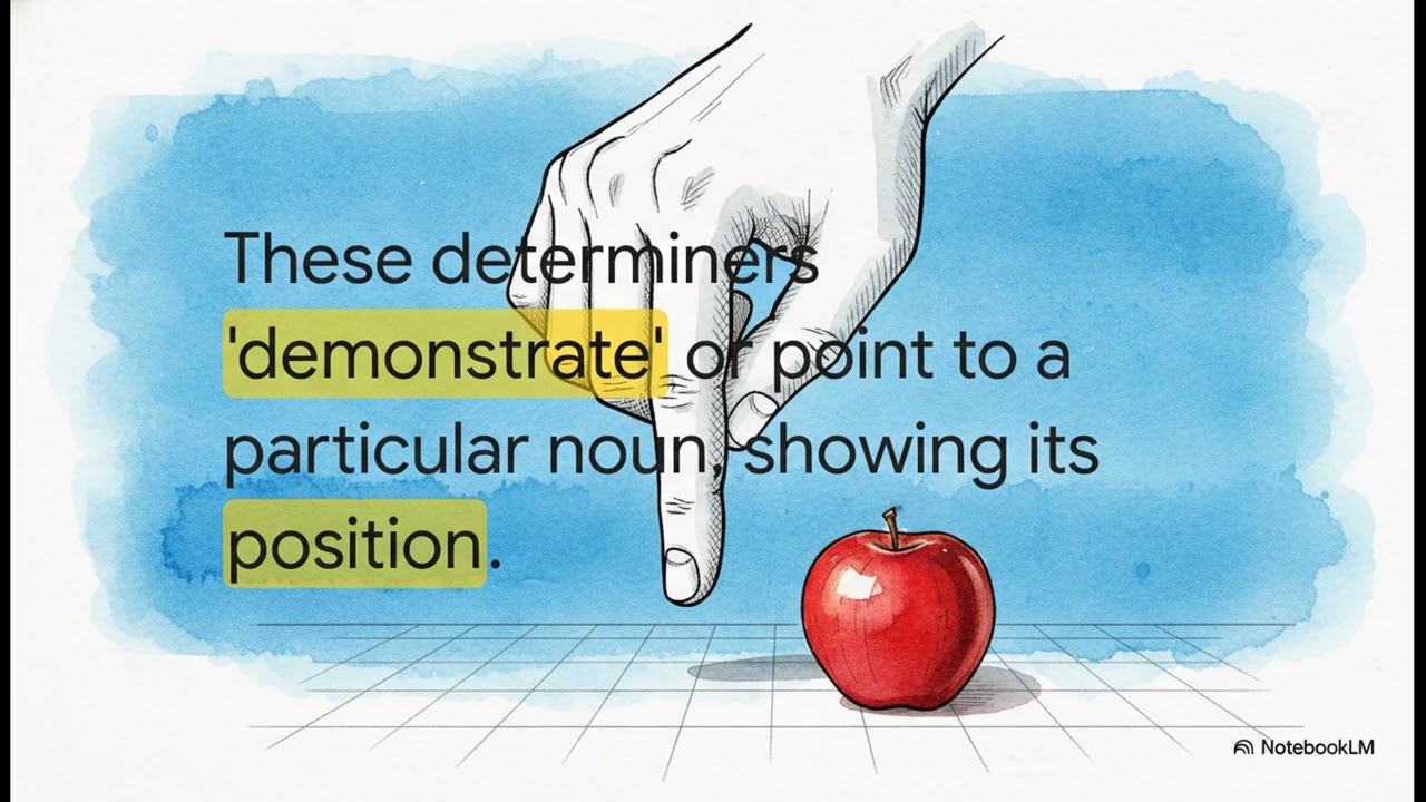 Determiners - The Explainer - English Language / Grammaer Chapter 1, ICSE Class 8