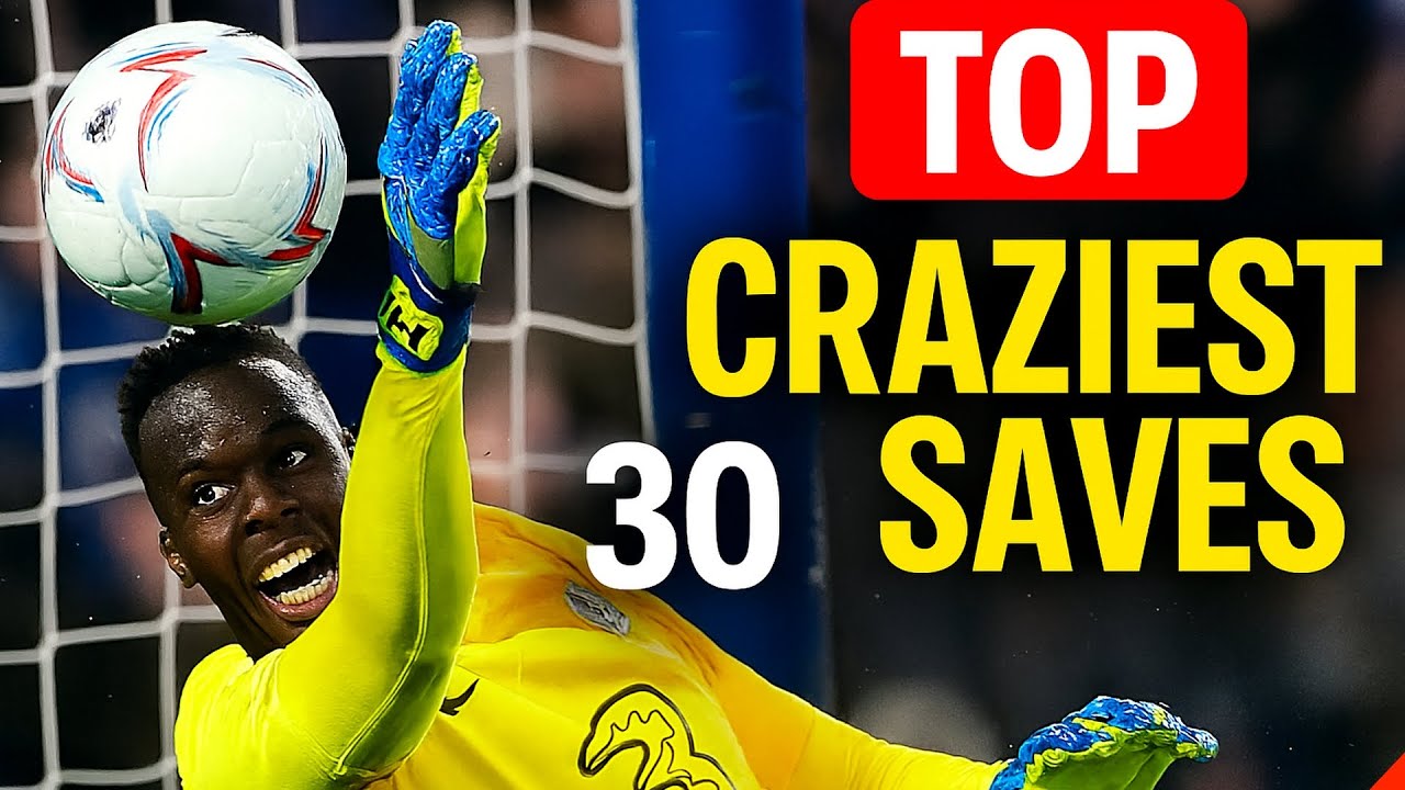 Crazy Save TOP 30 CRAZIEST Saves in football history - YouTube