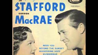 jo stafford & gordon macrae - whispering hope chords