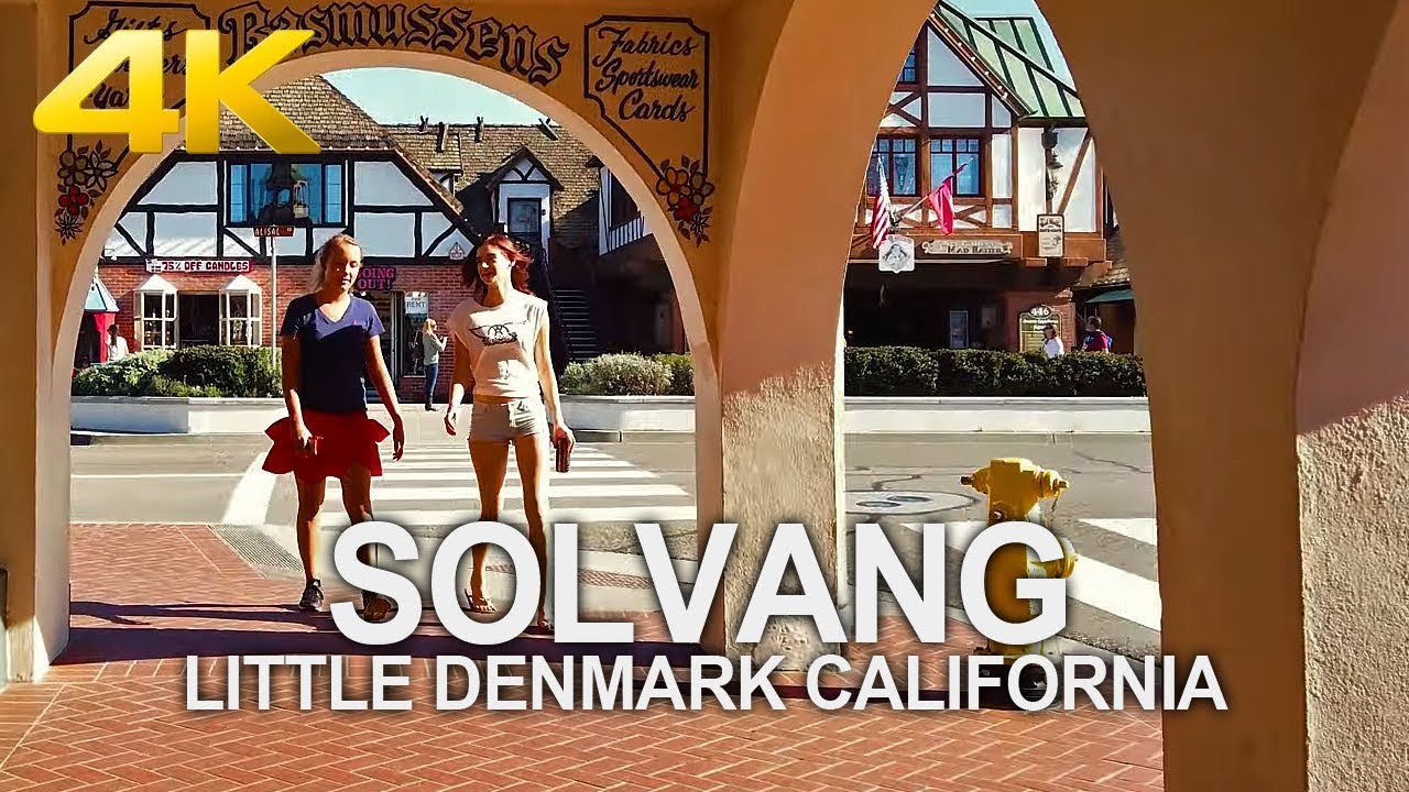 SOLVANG – Danish Capital of America, Little Denmark in California, USA, Travel, 4K UHD