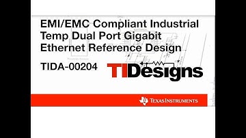 TIDA-00204: EMI/EMC Compliant Industrial Temp Dual Port Gigabit Ethernet Reference Design