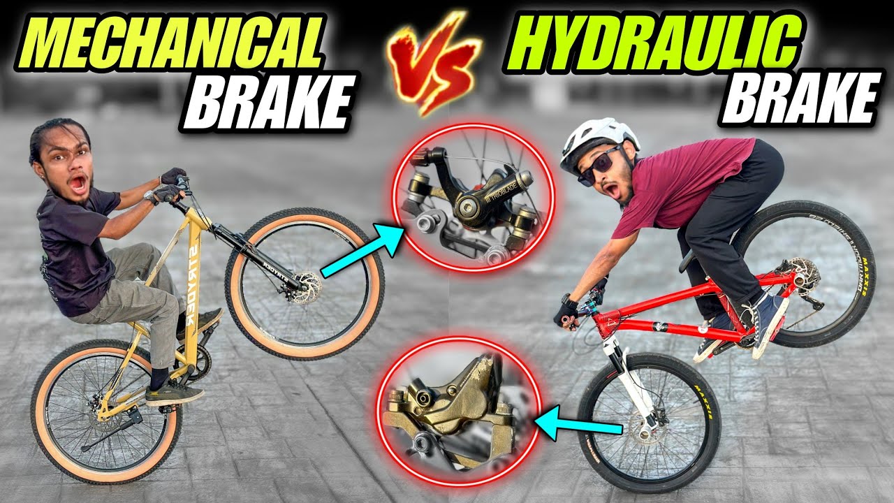 Mechanical vs Hydraulic Brakes – Indian Riders Confused? 🤯 Full Test!