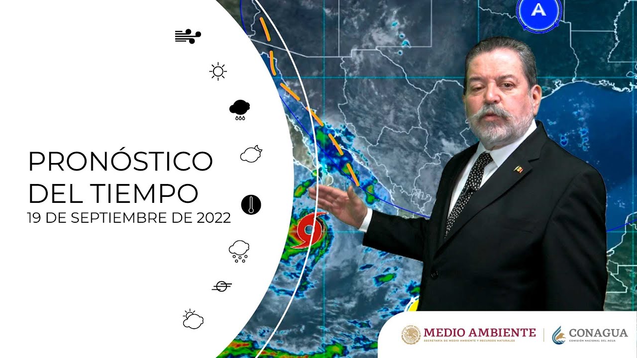 Pronóstico del tiempo 19 de septiembre de 2022 18 h YouTube