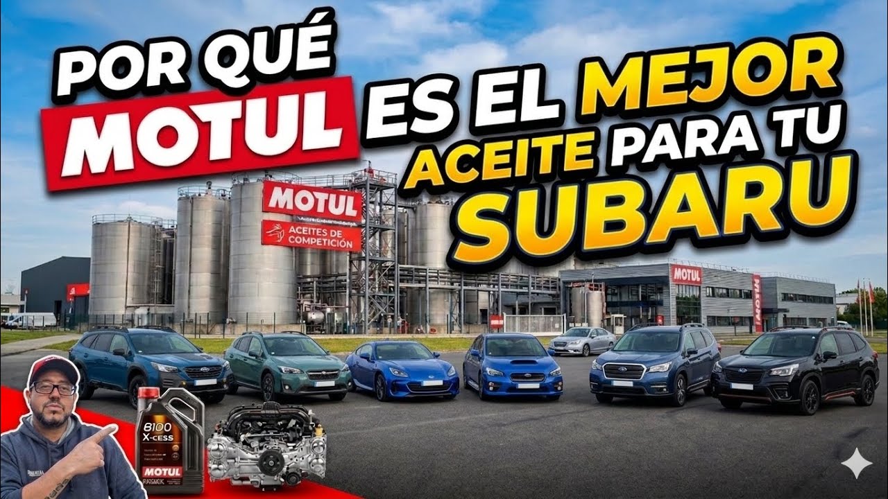 🔥¿Por qué Motul es el mejor aceite para tu Subaru Boxer? Explicación TÉCNICA.