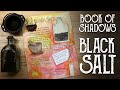 Book of Shadows Art - Black Salt Recipe - Protection Magic Spell - Magical Crafting - Witchcraft