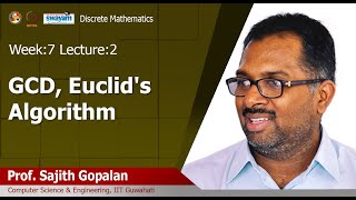 Lec 24: GCD, Euclid's Algorithm