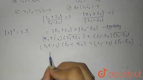 If  z_(1) ,z_(2)be two complex numbers satisfying the equation  |(z_(1)+z_(2))/(z_(1)-z_(2))|=1,...