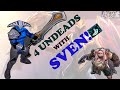 DOTA AUTO CHESS - 6 UNDEADS + SVEN COMBO!