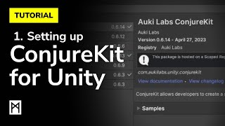 Setting up ConjureKit for Unity