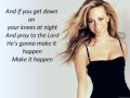 Mariah Carey - Make It Happen (lyrics)