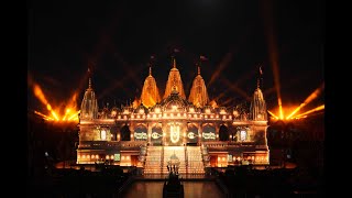 Temple Facade Projection | Shri Nar-Narayan Dev Dwishatabdi Mahotsav at Swaminarayan Temple Bhuj