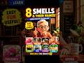 8 Smells and Their Names 👃🤯  Learn English Vocabulary Easy #Shorts #learnenglish #education