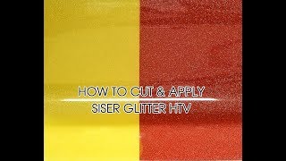 Siser Glitter Heat Transfer Vinyl