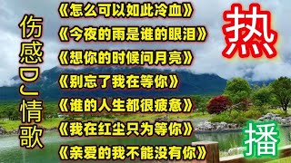 伤感DJ情歌《怎么可以如此冷血》《今夜的雨是谁的眼泪》