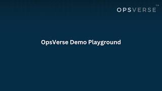 OpsVerse Demo Playground