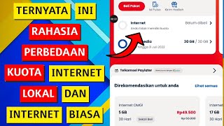 Maksud Perbedaan Internet Lokal Telkomsel Adalah