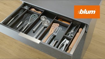 AMBIA-LINE drawer frame: Inner dividing system for drawers | Blum