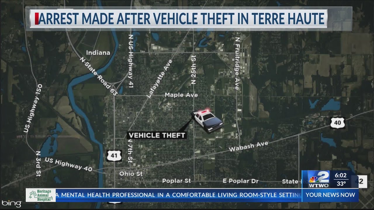 Infant found safe, man arrested after vehicle theft in Terre Haute ...