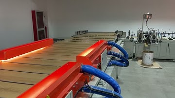 SPC LVT flooring Painted Bevel produce line.