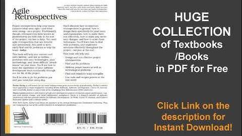 Agile Retrospectives Making Good Teams Great