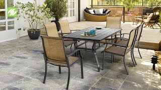 Nuu Garden® 7-Piece Textilene Steel Dining Set