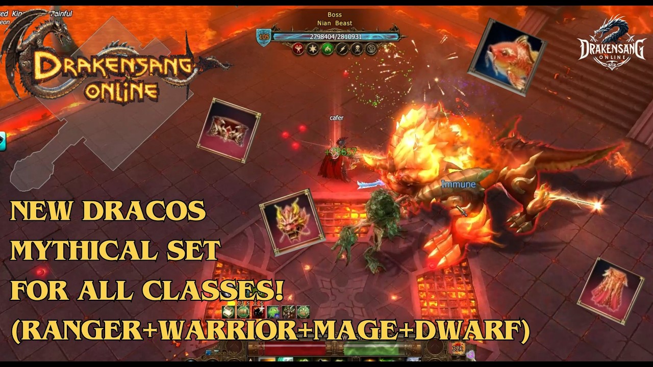 Drakensang Online – Новый мифический комплект брони «Драконий дракон» для всех классов! (Рейнджер...