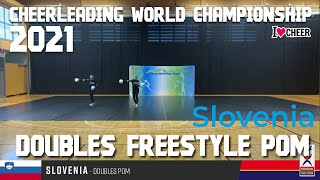3 ICU Worlds 2021 Doubles Pom   Team Slovenia