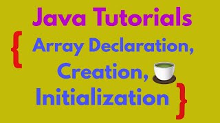 #16 Array Declaration, Creation, Initialization in a Single Line in Java in Tamil | Very easiest way