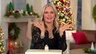 JAI Sterling Silver Lotus Inhale Exhale Spinner Ring on QVC