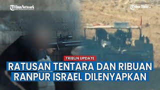 Hamas Ungkap Ratusan Tentara Israel dan Ribuan Kendaraan Perangnya Berhasil Dilenyapkan di Gaza