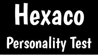 Hexaco Personality Test | Big Five Personality Test |